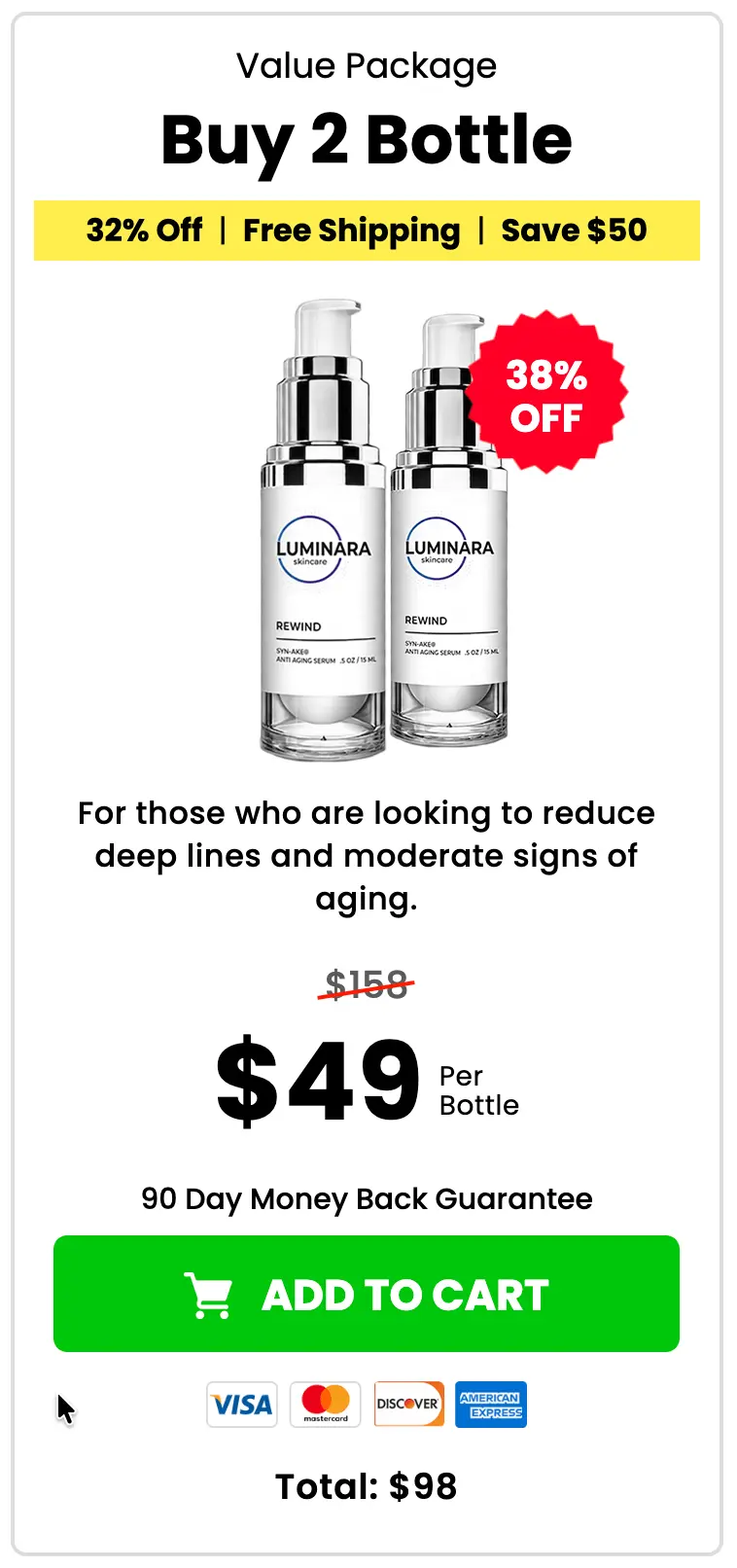 Luminara Rewind - 2 bottles – order now